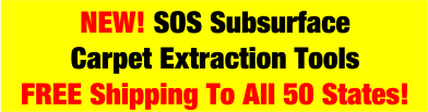 SOS Doodoo Voodoo Subsurface Carpet Extraction Tools